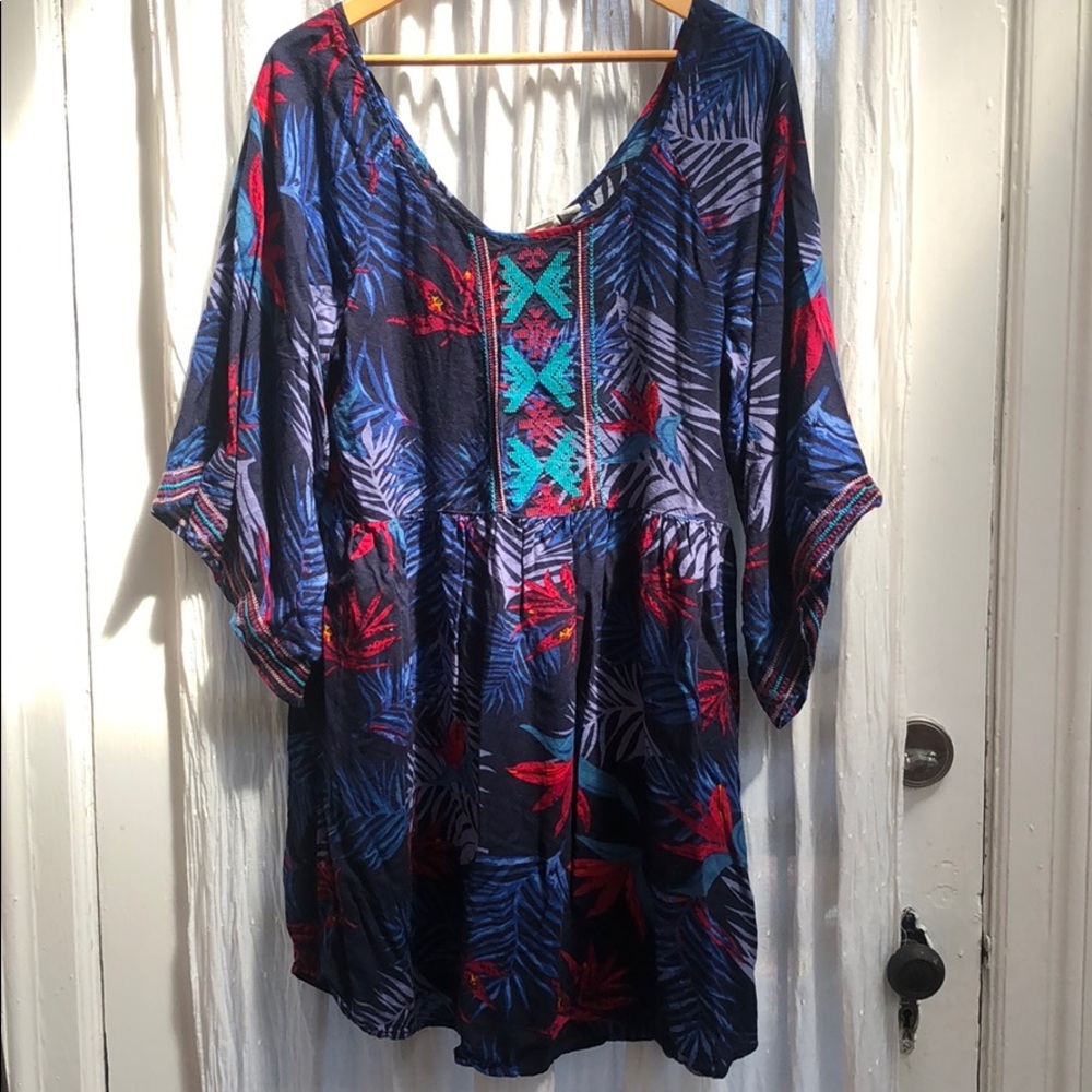 Tropical Roxy Summer Dress